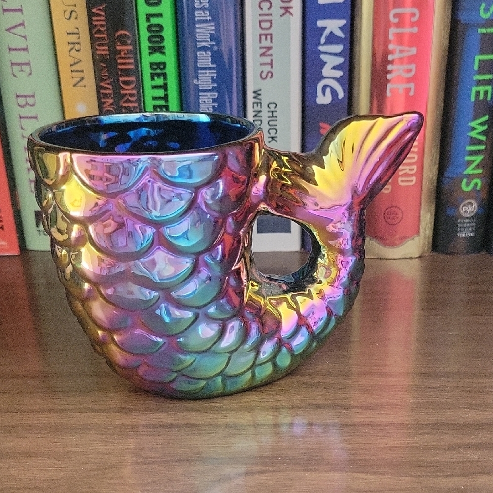 Iridescent Mermaid Tail Mug - Picture 2 of 2